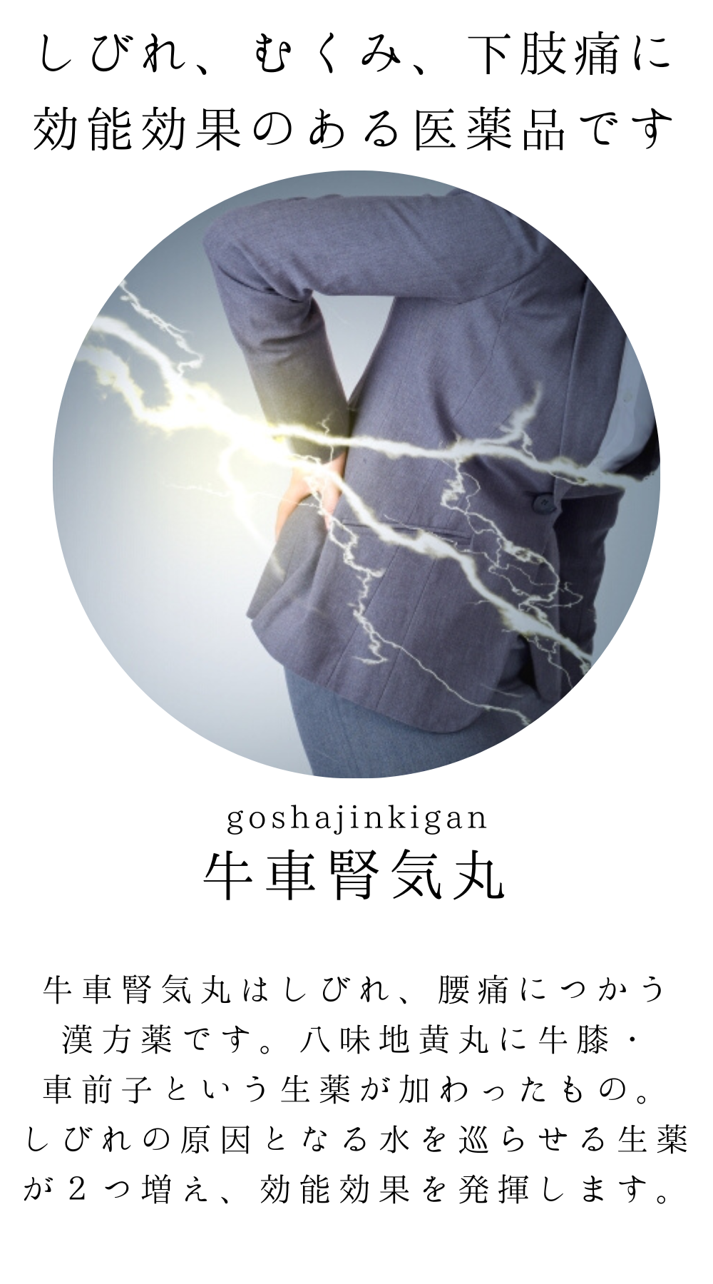 牛車腎気丸料(ごしゃじんきがん)【薬局製剤】煎じ薬
