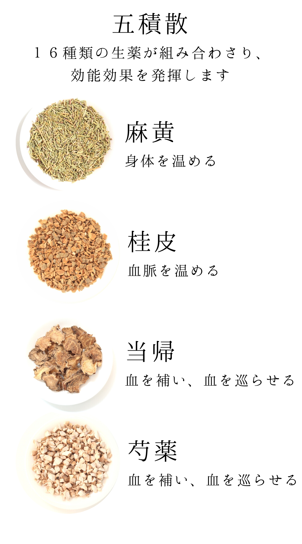 五積散料(ごしゃくやくさんりょう)【薬局製剤】煎じ薬