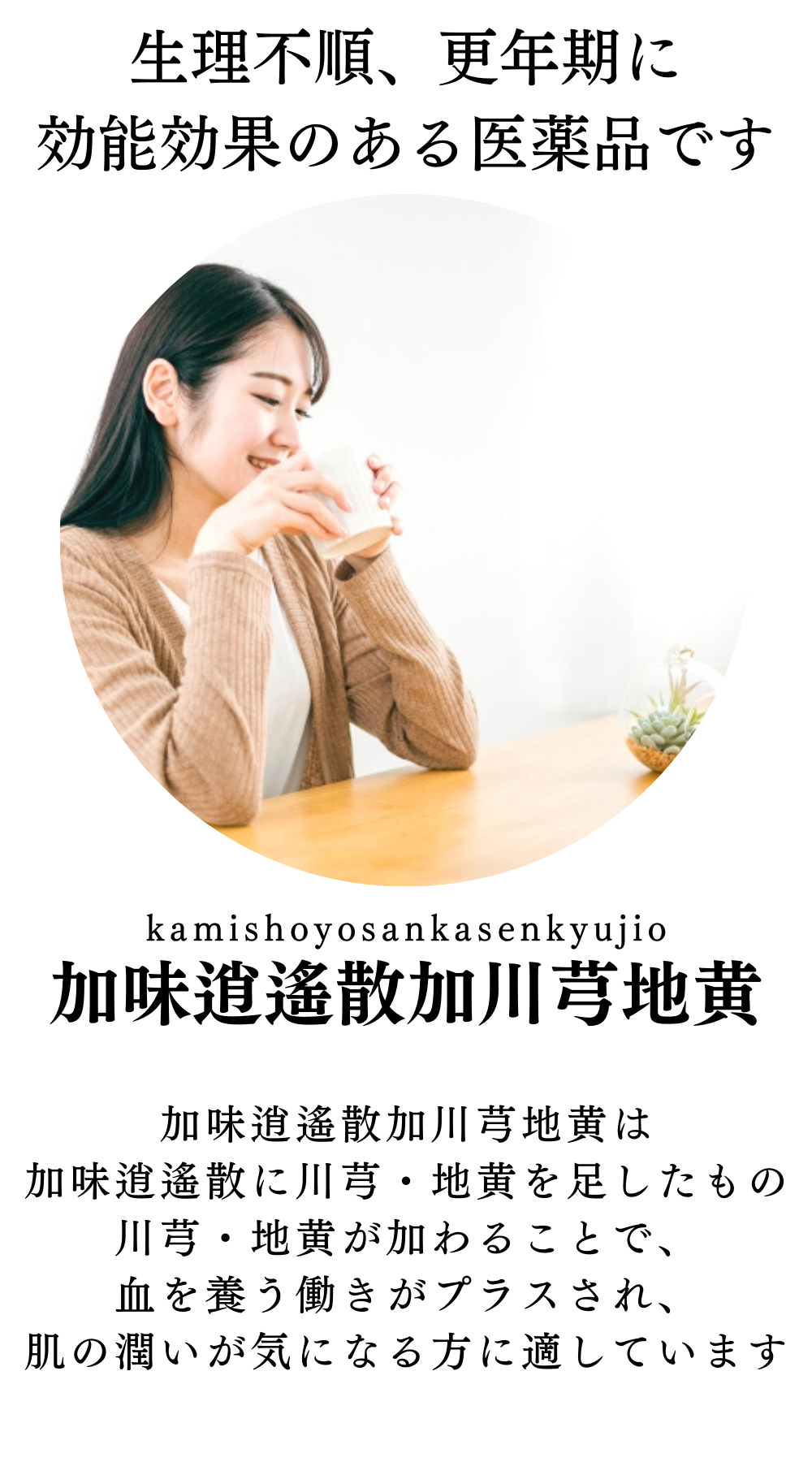 加味逍遙散料加川芎地黄【薬局製剤】煎じ薬