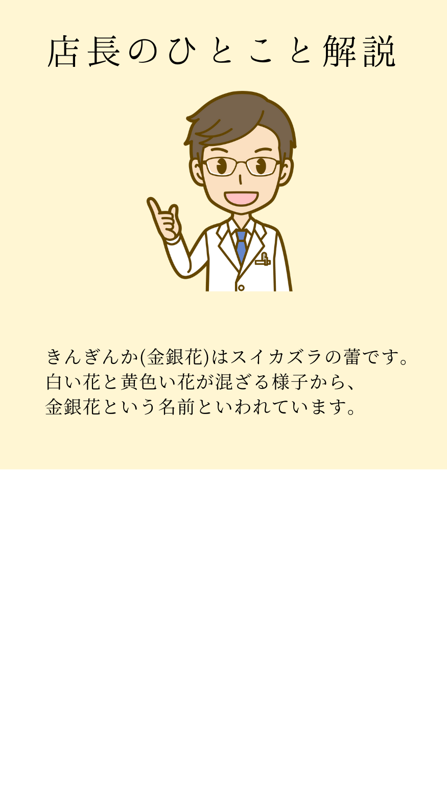 きんぎんか(金銀花)
