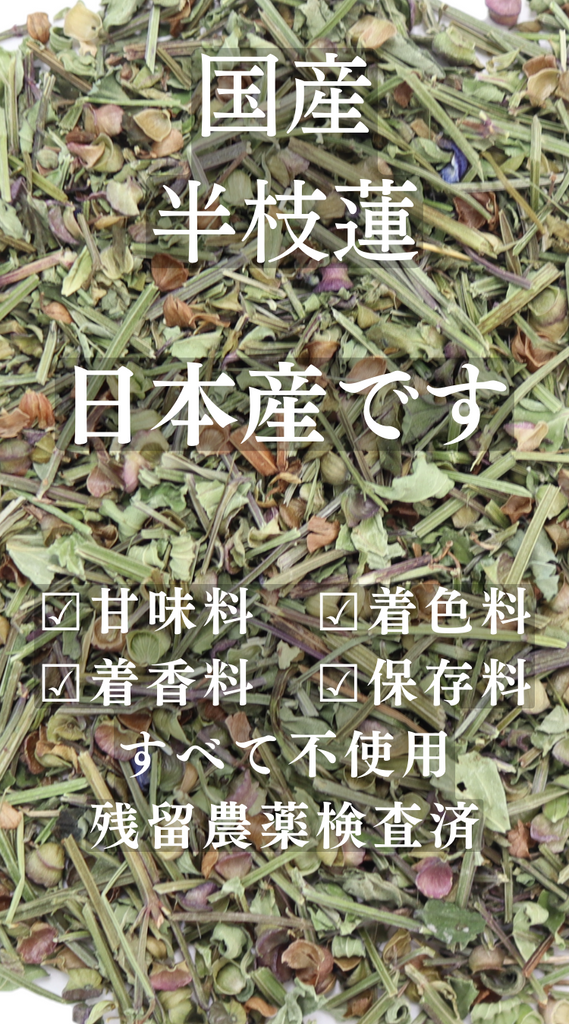 【国産】半枝蓮茶 甘味料、着色料、保存料不使用。残留農薬検査済み。