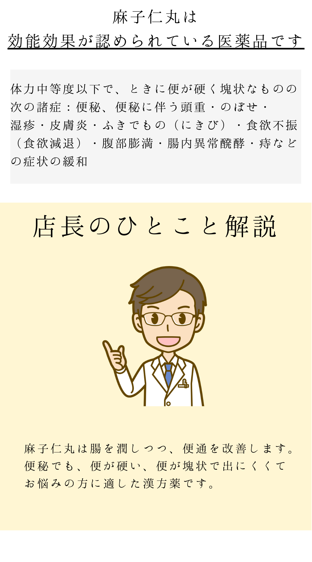 麻子仁丸料(ましにんがん)【薬局製剤】煎じ薬