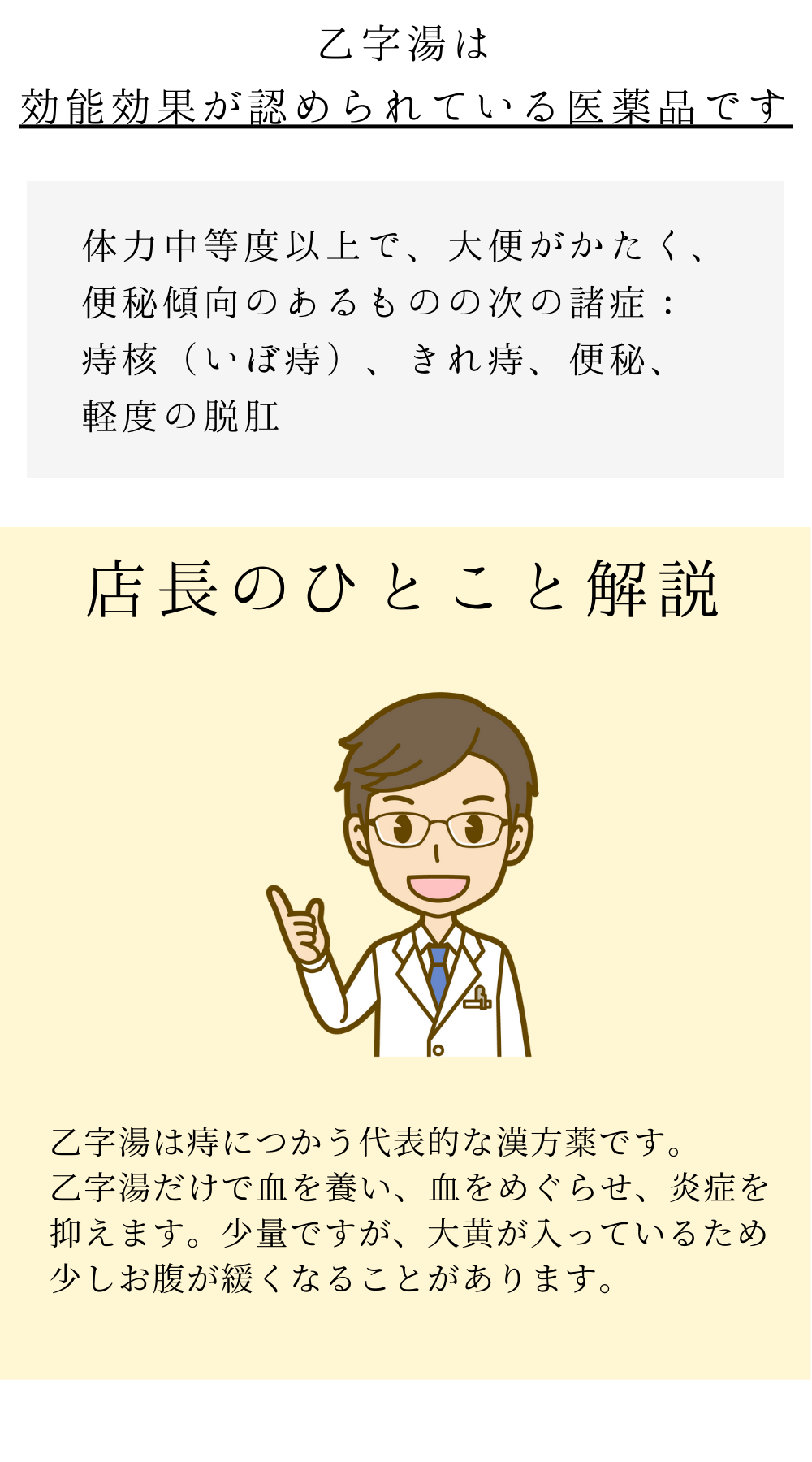 乙字湯(おつじとう)【薬局製剤医薬品】煎じ薬