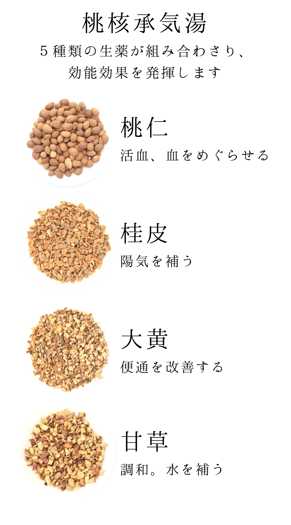 桃核承気湯(とうかくじょうきとう)【薬局製剤】煎じ薬