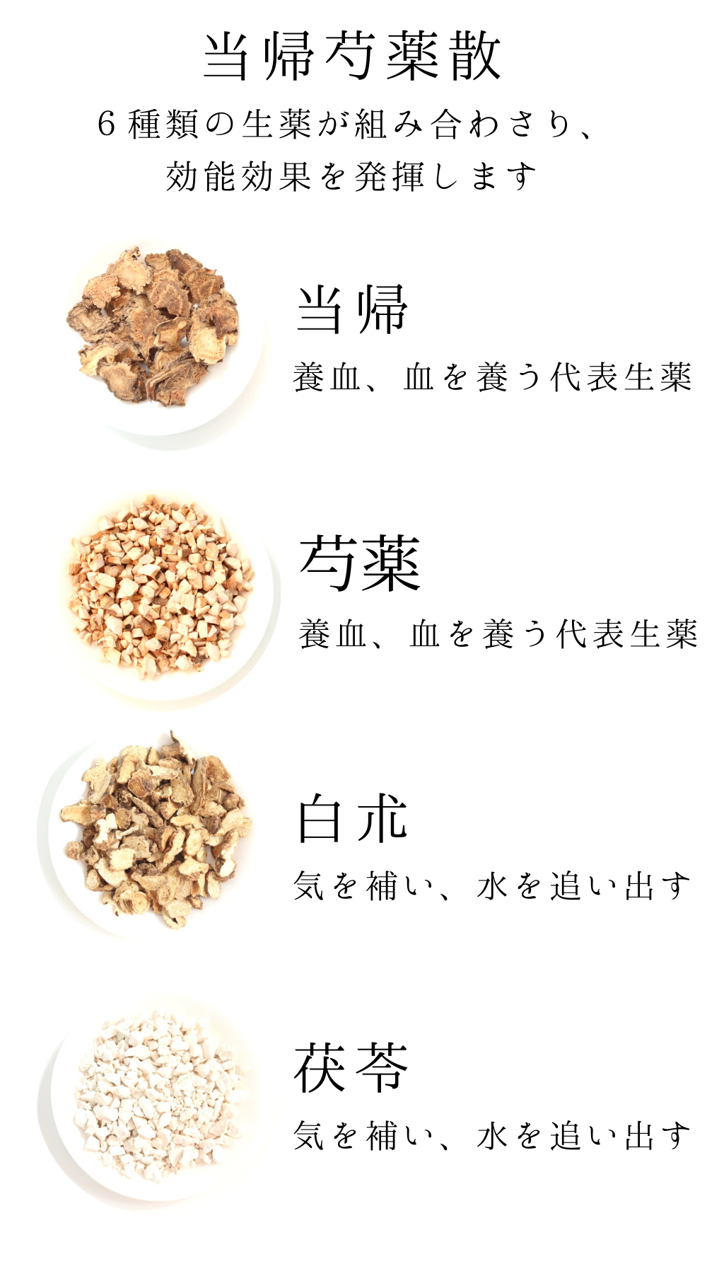 当帰芍薬散料(とうきしゃくやくさん)【薬局製剤】煎じ薬