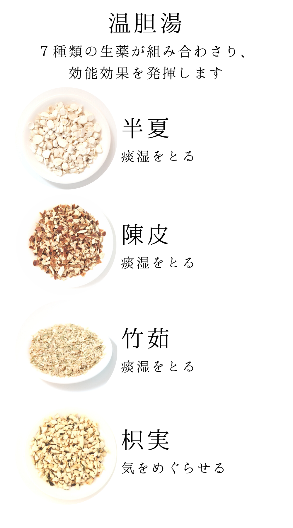 温胆湯(うんたんとう)【薬局製剤】煎じ薬