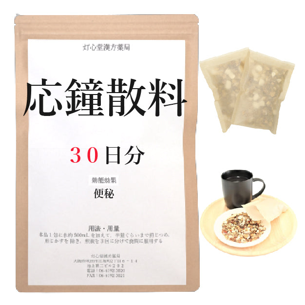 応鐘散料(おうしょうさん)【薬局製剤】煎じ薬