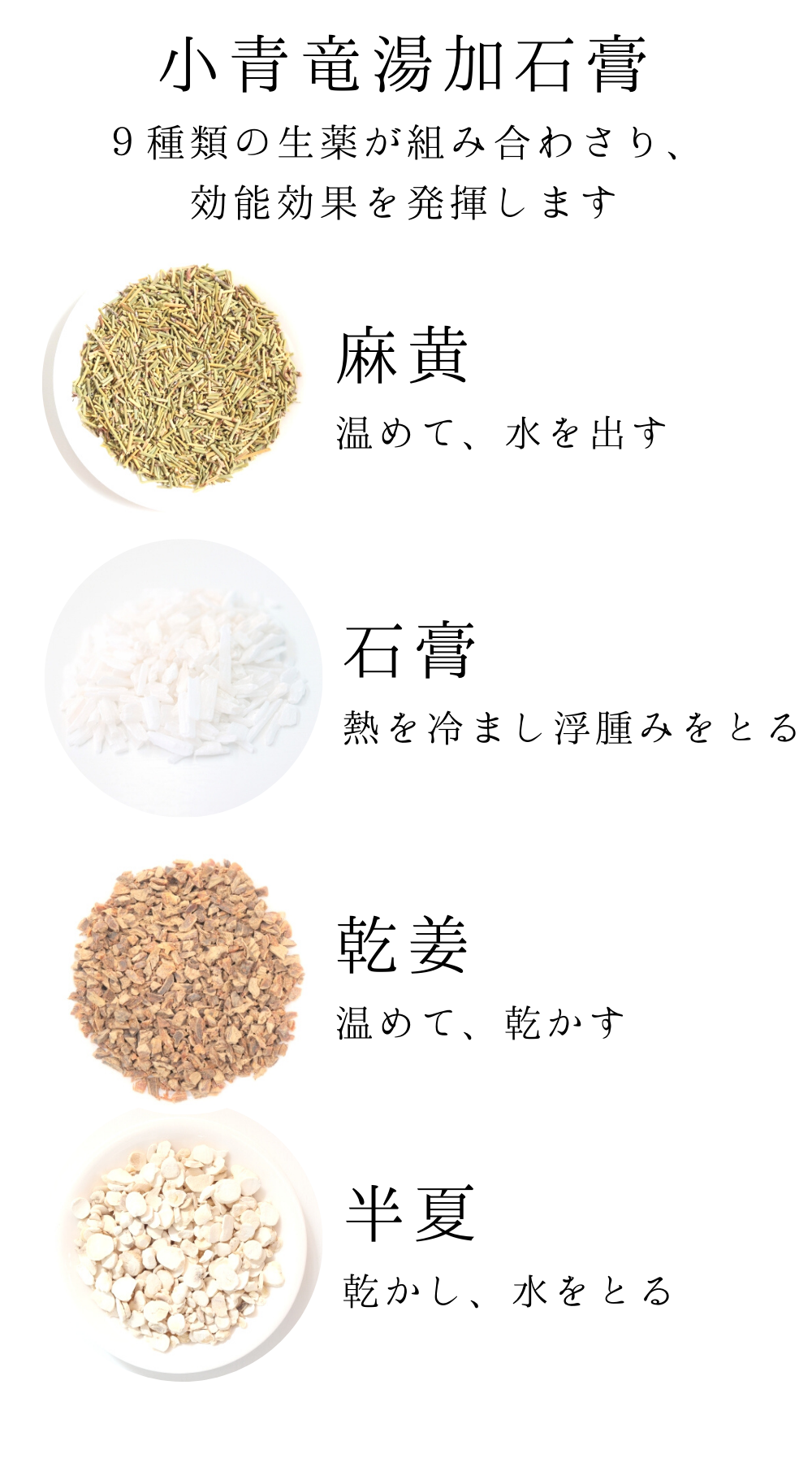 小青竜湯加石膏【薬局製剤】煎じ薬